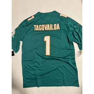 Tua Tagovailoa Jersey Miami Dolphins Size Large Throwback Nike Authentic